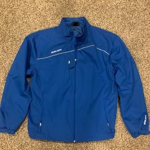 Bauer ice hockey blue Coach’s team jacket XL
